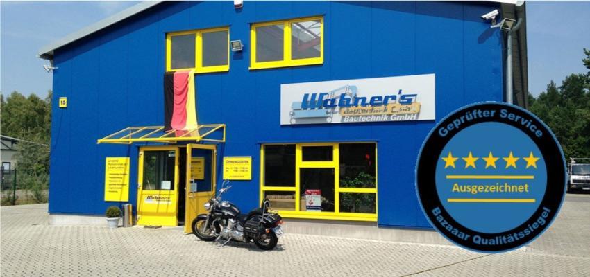 Wabners Bautechnik GmbH -Der Profi-Maschinenverleih zum fairen Preis