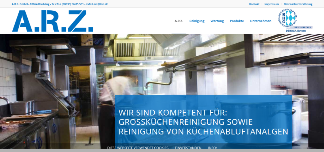 ARZ – Ihr Profi-Partner für Lüftungs- und Grossküchenreinigung