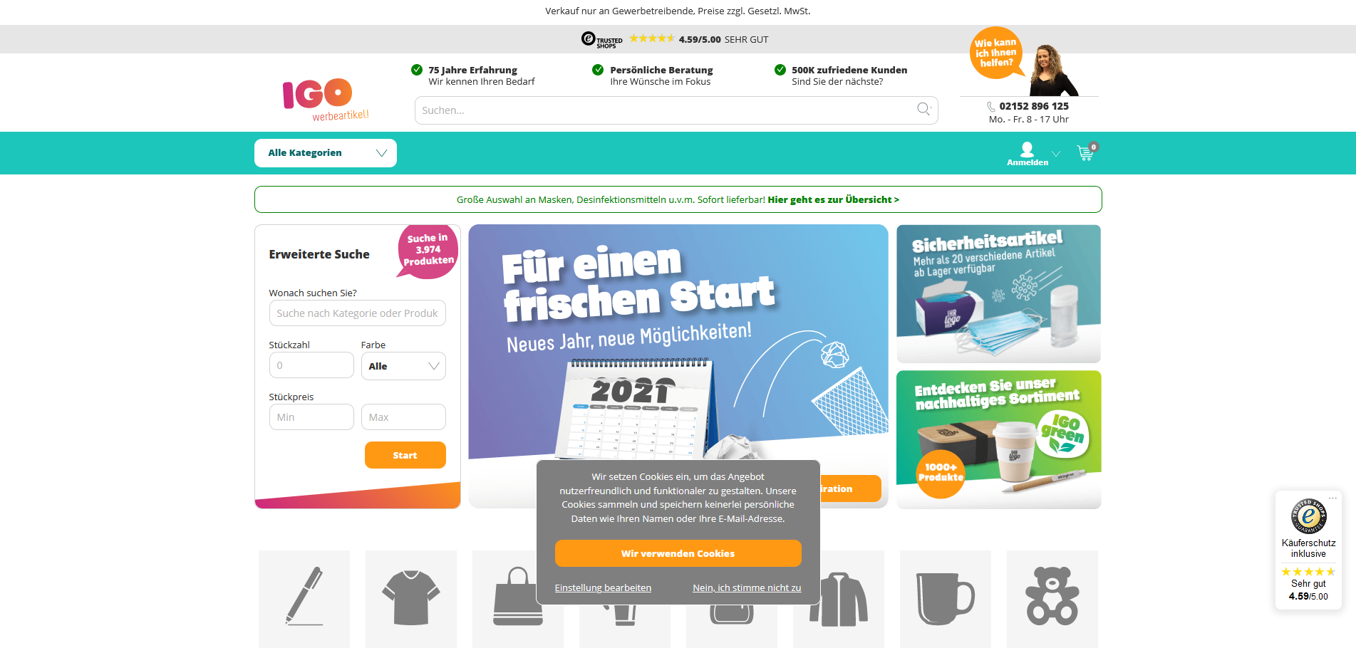 IGO Werbeartikel!-Ihre erste Wahl wenn es um hochwertige Werbeartikel geht