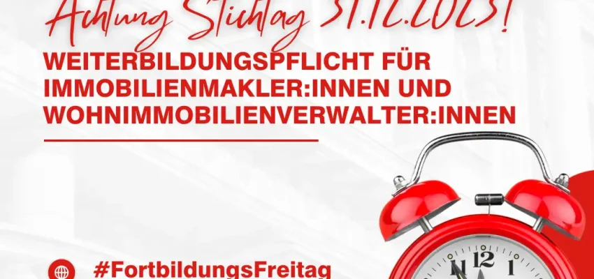 Achtung, Wohnimmobilienverwalter: Die Uhr tickt!